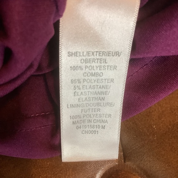 Adrianna Papell Purple Lace Cocktail Dress – Size 10 - Picture 8 of 8